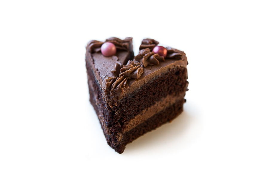 sjokoladekake-slice